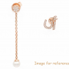 Quality And Looks For Cz 18k Rose Gold Plated Silver Earrings, Italy Custom Jewelry Customer Said