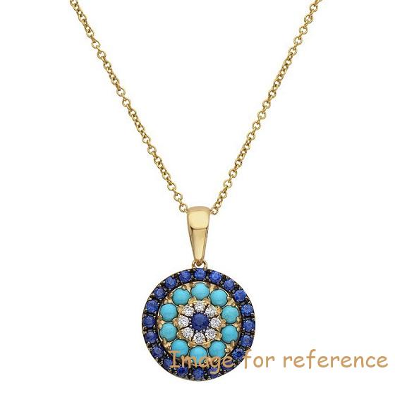just beautiful! when the German custom jewelry wholesaler got the pendant necklace in 14K yellow gold vermeil