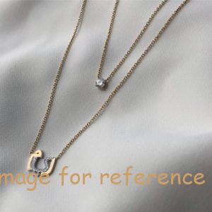 Create your own 18k rose gold plated necklace custom jewelry manufacturer China