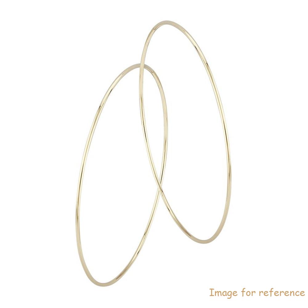 Custom Design Personalized Silver Endless Hoop Earrings in 14K Yellow Gold Vermeil Custom Design Personalized Silver Endless Hoop Earrings in 14K Yellow Gold Vermeil