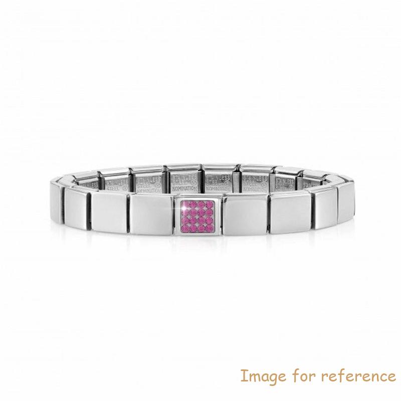 custom jewelry are made of stainless steel bracelet, Crystal Pavé