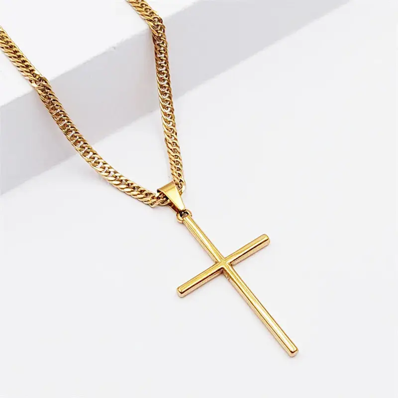 Custom Process of Plain Cross Necklace at JINGYING