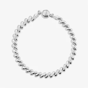 Custom San Marco Chain Bracelet in Silver production