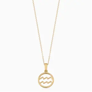 The Manufacturer of Custom Fashion Jewelry ,Custom Horoscope Pendant Necklace In 14k Gold
