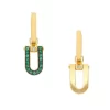 JINGING: Custom Gold Vermeil Jewellery Manufacturing Legami Earrings Emeralds