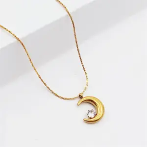 Moon Crystal Necklace OEM ODM Manufacturer for 23 anos
