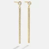 18K Gold Bella Earrings OEM ODM zircon jewelry manufacturers
