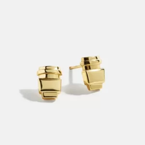 JINGYING Provide 18K Gold Just For Fun Earrings Mass customization OEM ODM Service