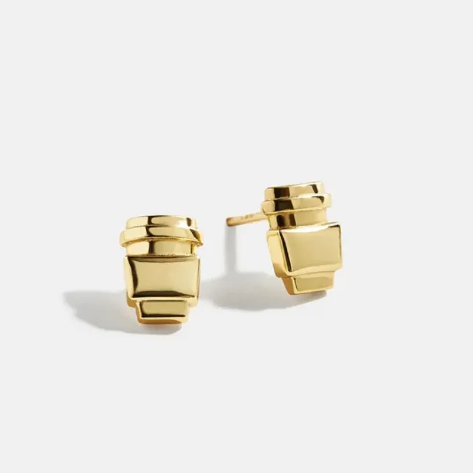 18K Gold Just For Fun Earrings-1785916058361 JINGYING Provide 18K Gold Just For Fun Earrings Mass customization OEM ODM Service
