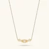 Customized Necklace Baguette Art Deco Necklace in Gold Manufacturer