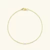 Custom Jewelry Supplier OEM ODM Baguette Birthstone Bracelet in Gold