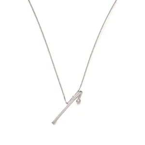 Custom Jewelry Manufacturer of DROSERA Diamond Long Bar Necklace