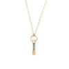 OEM ODM Service of PUNCTURE Diamond Necklace Black Ruthenium Plated