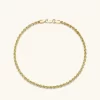 Custom Rope Chain Bracelet for Gold-filled Vendor