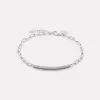 Phong tục 925 silver bracelet for fashion jewelry brands